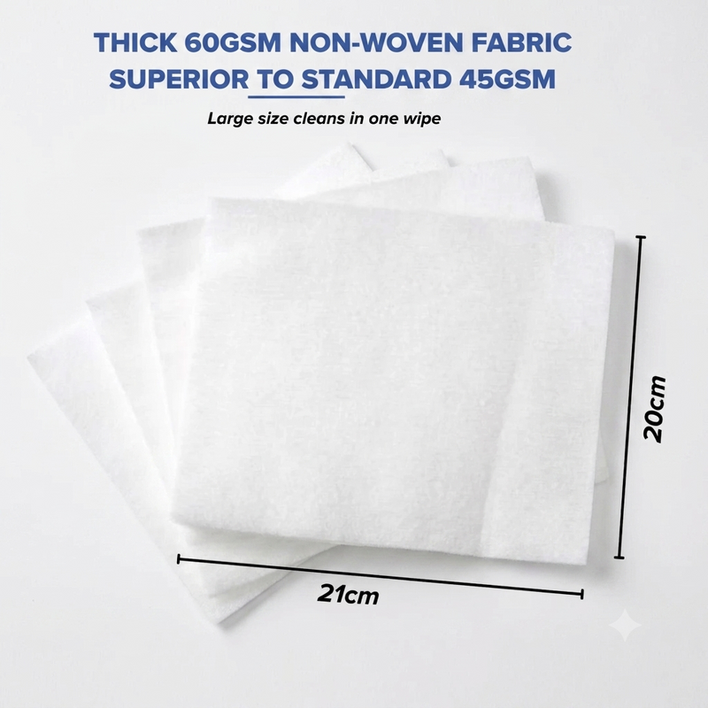 Disposable Non-Woven Facial Wipes (200 Packs)